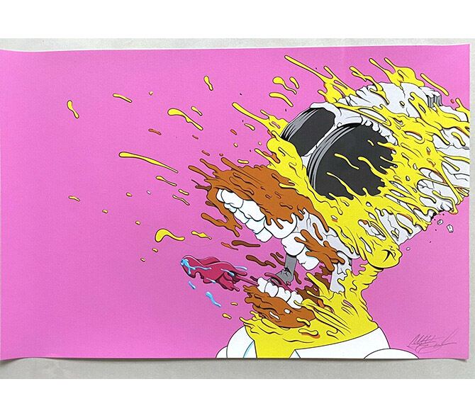 Deconstructed Homer Pink Cocaine 