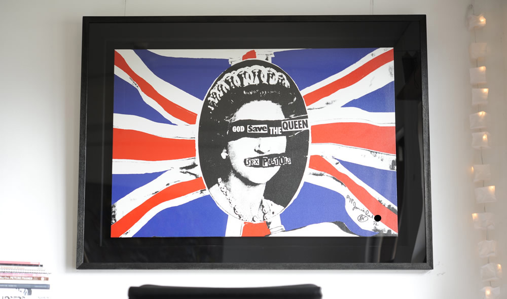 Jamie Reid（ジェイミ・リード）のGOD SAVE THE QUEEN - Canvas