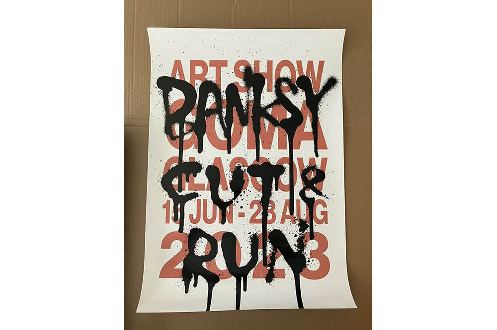 Banksy 『Cut＆Run 公式 ポスターセット』 を販売 ー NOISEKING ノイズ 