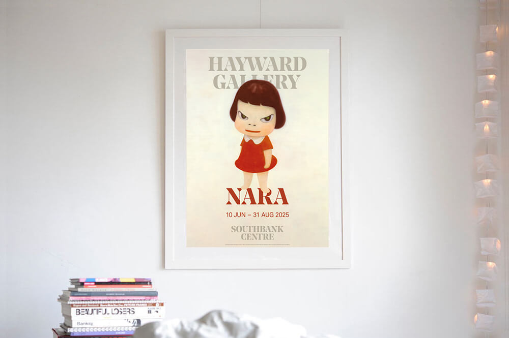 奈良美智のポスター2010年 奈良美智 Yoshitomo Nara I WANT TO SEE THE BRIGHT LIGHTS