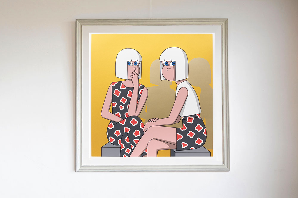 LEON HANSON（レオン ハンソン）、風景、希少な額装用大判画集画