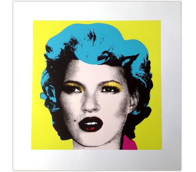 Kate Moss - Green WCP Reproduction /Banksy（バンクシー）ポスター