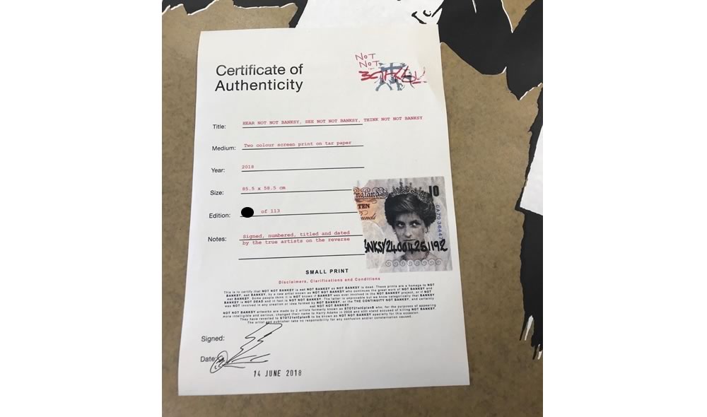 【超美品】NOT BANKSY バンクシー NOT BANKSY GREATEST HITS 10/19(木)〜10/25(水) – GINZA SIX