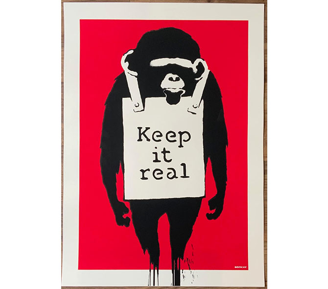 Monkey Keep it real (Red)- WCP Reproduction