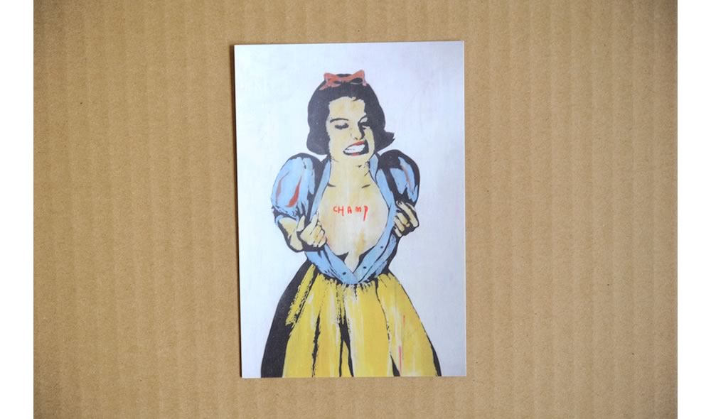 Kurry 「JUMP」アート CHAMP - Postcardを額縁付きで販売しています。 ー NOISEKING