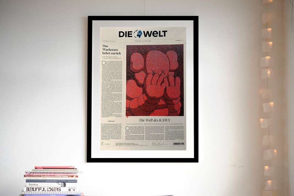 KAWSのシルクスクリーン作品「Die Welt」がご購入いただけます。 ー