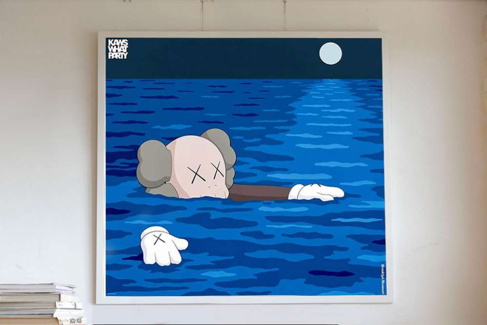 KAWS ポスターTIDE 限定品 KAWS 'Tide' Limited Edition, Signed/Numbered Of 100/Signed