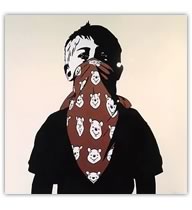 D*Face / ディー・フェイス シルクスクリーン D face ディーフェイス RIOT ACT シルクスクリーン ポスター