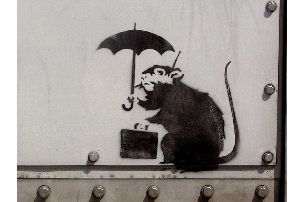 Banksy（バンクシー） -Love Rat -Pest ControlのCOA付き作品を販売 ー 