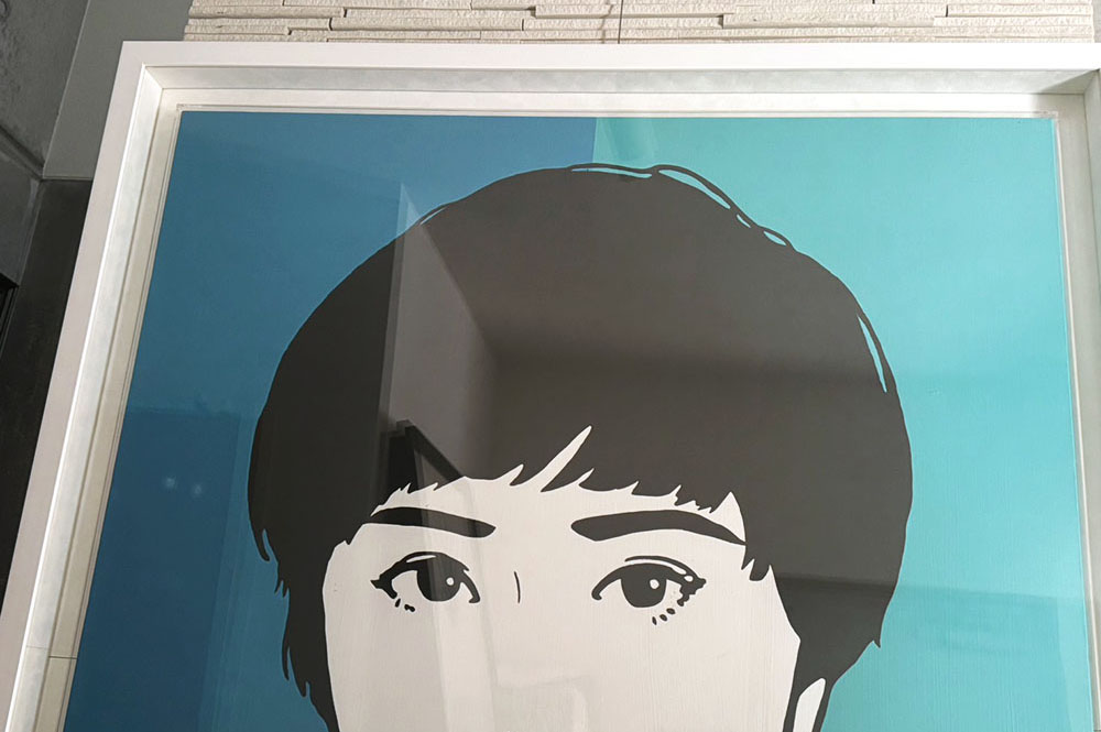山口歴との合同展に出展されたKYNEの大作原画 ー NOISEKING