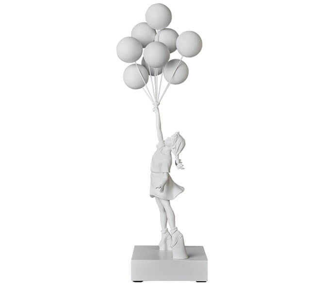 Flying Balloons Girl(White Ver.)