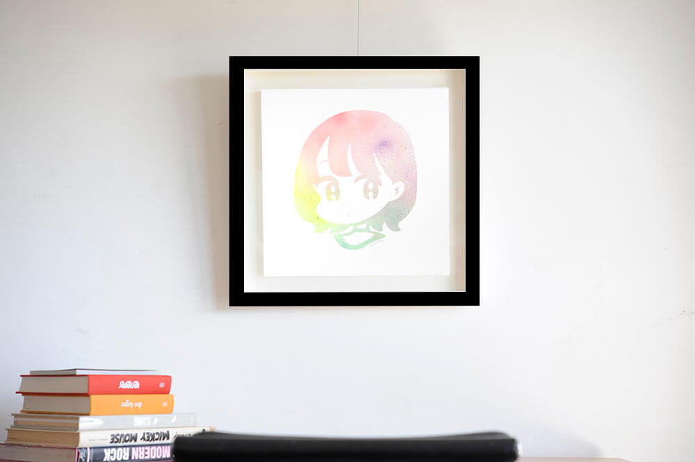 国内最安値! conix girl」/ 「spray girl 原画作品 」限定20枚