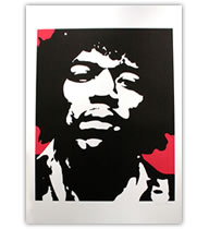 Jimi Hendrix - Red