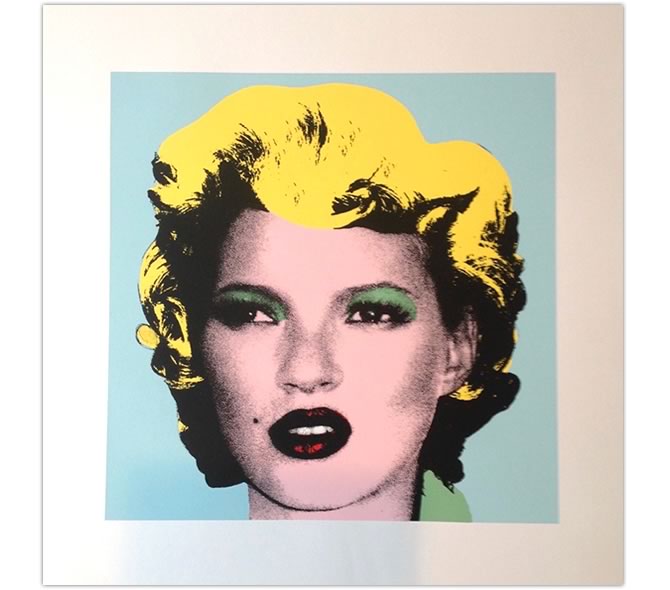 Banksy Kate Moss Original Color WCP Reproduction