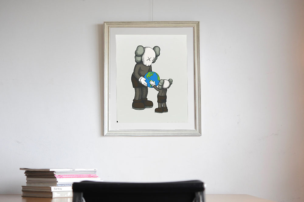 KAWS  カウズ　シルクスクリーン村上隆　Banksy Supureme