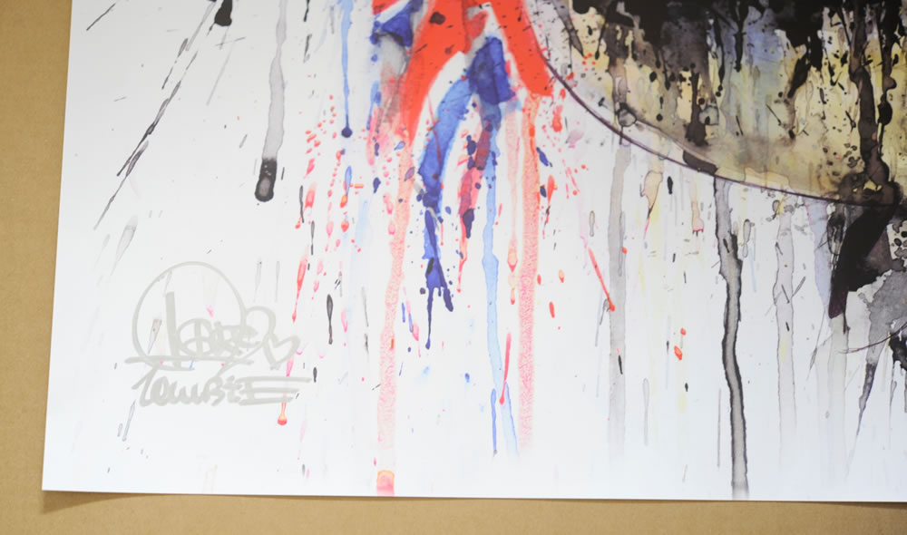 Lora Zombie　(ロラ・ゾンビ) 絵画　アート　水彩画 Northen Whale' Lora Zombie/ロラゾンビ ー NOISEKING ノイズキング