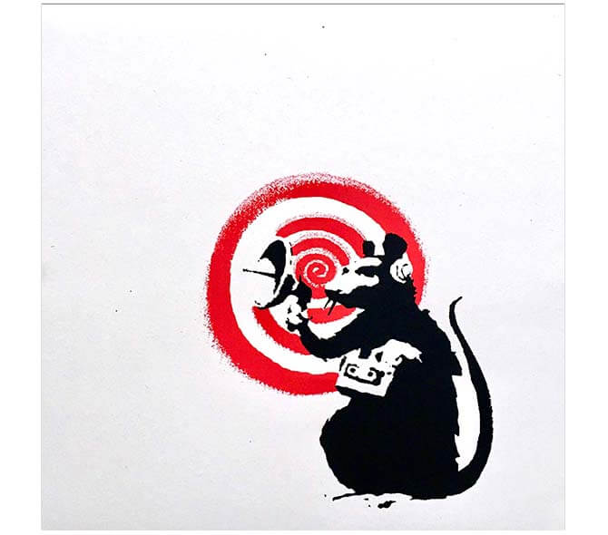 Radar Rat – WCP Reproduction / Banksy（バンクシー）ポスター販売 ー