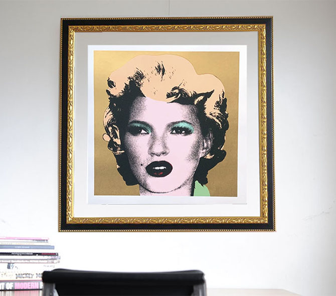 Banksy（バンクシー）Kate Moss（Gold）- WCP Reproductionを販売！ ー ...