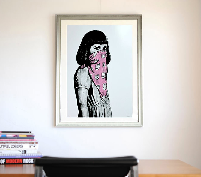 DOLK Kitty Riot 額装