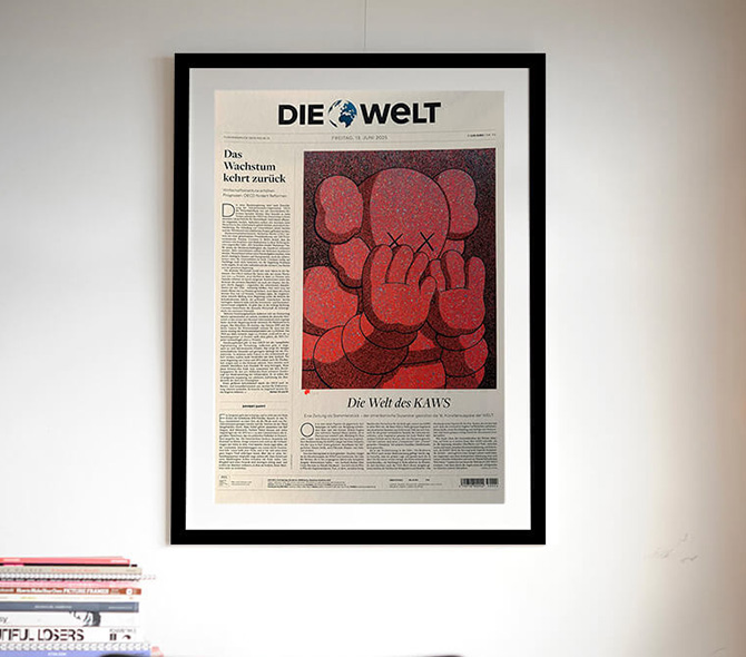 KAWS シルクスクリーン