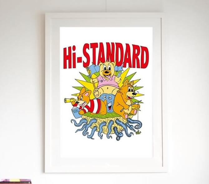 Frank Kozikのポスター「Hi-STANDARD」を販売 ー NOISEKING ノイズキング