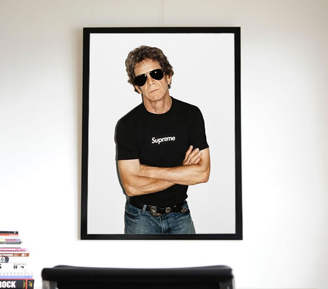 Supreme LOU REED ポスター poster 2009ss-